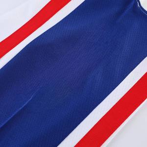 Directo fabricante personalizado impreso azul baloncesto uniforme sin mangas camisa sudadera pantalones de chándal sublimación técnica Logo - Product Image 6