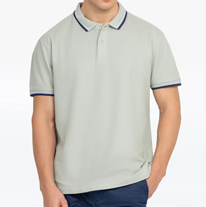 Uniforme de Empresa de Alta Calidad, 220 g/m², Poliéster y Algodón, para Hombre, Camisa con Logotipo Bordado Personalizado, Transpirable, de Secado Rápido y Ecológico - Product Image 1