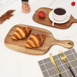 Platos de madera para servir alimentos, platos de madera para servir cenas Premium, diseño moderno para el hogar y los restaurantes - Product Image 5