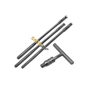 Pinces de réduction orthopédiques à quatre griffes courbées et droites pour plaques osseuses, instruments chirurgicaux manuels de haute qualité certifiés CE - Product Image 4