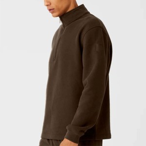 เสื้อสวมหัวซิปขนแกะอบอุ่นสำหรับผู้ชายเสื้อสวมหัวระบายอากาศได้ดีเหมาะสำหรับกีฬากลางแจ้ง - Product Image 5