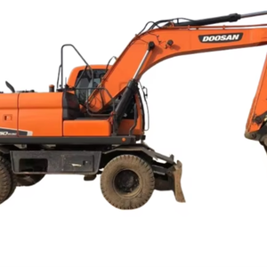 Pelleteuse sur roues et pelleteuse Doosan de 15 tonnes de bonne qualité et bon marché DOOSAN DX150W-9c DH150-7used pelleteuses de Corée - Product Image 1