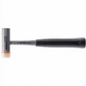 Soft-Faced Locksmith's <b>Hammer</b> 290mm Ferroplex 30mm Head Hard Steel Tube Nylon White/Tempered Steel HALDER - Product Image 3