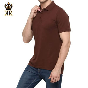 Camiseta Polo de Color Sólido con Bordado Personalizado, Corte Ajustado, Camiseta Polo de Manga Corta de Alta Calidad para Hombre con Diseño de Logotipo, 100% Algodón - Product Image 2