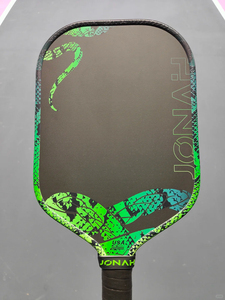 Paleta de Pickleball MST <span class=keywords><strong>Jonah</strong></span> Green Mamba con Superficie de Goma, 16mm, Perímetro de Espuma EVA EPP, Punto Dulce Amplio, Entretenimiento - Product Image 2