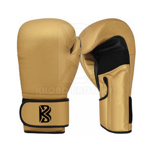 Gants de boxe Muay Thai MMA en cuir personnalisables de haute qualité avec logo personnalisé en stock Arts martiaux et équipement de boxe - Product Image 1