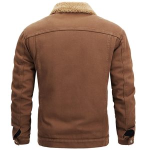 Breathable Denim Jacket For Men's Cotton <b>Fleece</b> Outdoor Wear Streetwear Comfortable Fit Denim Jacket For Men's - Product Image 2
