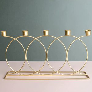 Bougeoir moderne en métal de qualité supérieure pour la décoration de la maison et les soirées de Noël romantiques - Product Image 4
