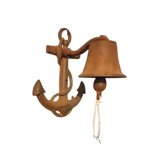 Cloche murale de roue de bateau en bois accessoires de décoration de la maison cloches de luxe prix de gros décoration murale décorative cloches nautiques dernières - Product Image 4