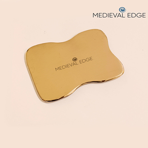 Best Quality Square Kansa Gua Sha Massage Tool for Lymphatic Drainage and Skin Revitalization Therapy Original Indian Factory - Product Image 5