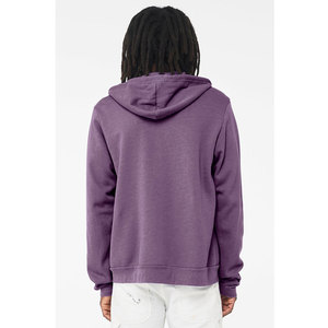 Sudadera con capucha unisex ajustada al por menor con cremallera y forro polar logotipo personalizado 60/40 mezcla de algodón y poliéster cómoda cremallera completa bordada de invierno - Product Image 3