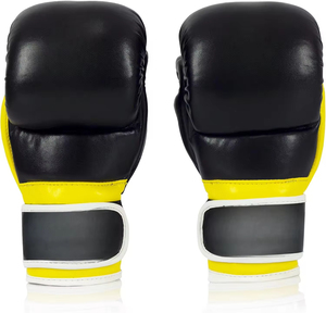 Custom Unisex MMA <b>Gloves</b> for Martial Arts Training <b>Moisture</b> Wicking Hook Loop Closure PU Material Professional Kickboxing <b>Gloves</b> - Product Image 6