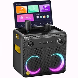 T-Sales para IKA-RAOS Break X2 NUEVO Sistema de Karaoke con Sonido Envolvente, Pantalla Táctil Giratoria de 10.1 Pulgadas y Dos Micrófonos Inalámbricos - Product Image 1