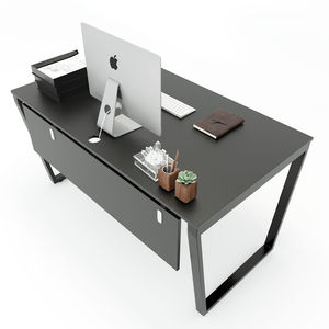 Minimilist Trapeze Concept 140x80 Assembly <b>Desk</b>-HBTC006 - Product Image 1
