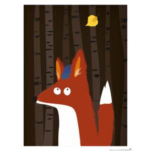 Modern Style 3-Piece Paper <b>Poster</b> Set for Children's Room 30 X 40 cm Forest Design - Product Image 4