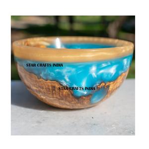 STAR CRAFTS INDIA Bol en résine artisanale personnalisé hautement poli de qualité supérieure pour la maison hôtel et restaurant de l'Inde - Product Image 1
