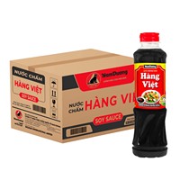 Salsa de Soya Ligera al Mejor Precio, Comida Vietnamita, Salsa de Soya Hang-Viet en Botella de 500 ml, Grado Medio, Sabor Dulce y Salado, Sin Aditivos