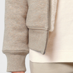 Sudadera con Capucha y Cremallera para <span class=keywords><strong>Hombre</strong></span>, Sudadera de Algodón de Bambú, Sudadera con Capucha Gruesa de <span class=keywords><strong>Forro</strong></span> <span class=keywords><strong>Polar</strong></span> con Media Cremallera, Fabricantes de Ropa para <span class=keywords><strong>Hombre</strong></span> - Product Image 3