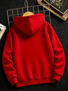 Sweat-shirts à capuche en coton 100% anti-rétrécissement, tricotés, pour hommes et femmes, hiver, col à capuche, motif uni, taille XL, broderie, design ODM - Product Image 2