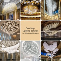 Lustre rectangulaire moderne en cristal ANNO, luminaire suspendu LED, personnalisable pour hôtel, salle à manger, OEM ODM