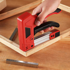 Pistolet à clous manuel industriel robuste, corps en aluminium, 142 mm (6 po), 3-en-1, <span class=keywords><strong>agrafeuse</strong></span> manuelle professionnelle <span class=keywords><strong>pour</strong></span> le rembourrage et le travail du bois - Product Image 5