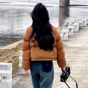 New High Quality OEM <b>Zipper</b> Jacket Breathable <b>Waterproof</b> Puffer Jacket Manufacturer Wholesale Woman Winter Jacket - Product Image 5