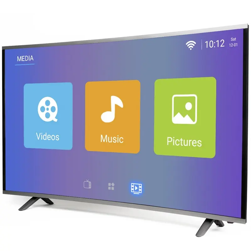 MEILLEUR PRIX DE QUALITÉ POUR TV LED 4K Ultra HD Android Smart HDR incurvée de 55 pouces electriQ avec Freeview HD