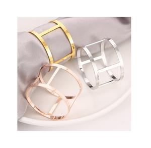 Servilletero de diseño elegante para favores de fiesta de boda accesorios personalizados transparentes pegatina servilleteros de resina hechos a mano - Product Image 1