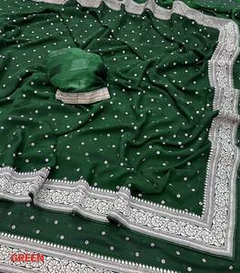 Nueva Blusa con borde de encaje de diseño propio para adultos y niñas inspirada en el estilo indio pakistaní hecha de poliéster mercerizado - Product Image 3
