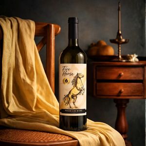 Fire Horse - Vino Rosso Miscelato Invecchiato 6 Mesi in Quercia |   Tempranillo e Syrah 13% ABV 750ml |   Vino Rosso Spagnolo Invecchiato in Quercia - Product Image 3