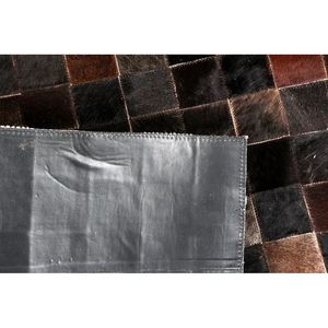 Tapis en cuir Aubusson fait main de luxe pour salon et entrée - Product Image 2