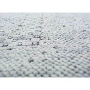 Alfombra de Lana Anudada a Mano AKWT-1024 con Patrón Geométrico para Sala de Estar, Entrada, Pasillo y Coche - Gris y Negro - Product Image 3