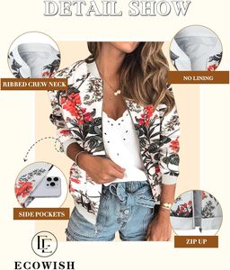 Chaquetas universitarias estampadas para mujer Chaquetas Letterman Turn Down Shoulder Baseball College Jacket Precio con cuero genuino para mujer - Product Image 4