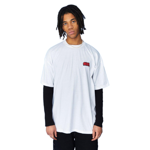 Camiseta de algodón OEM, camiseta de peso pesado, camiseta de gran tamaño, camiseta personalizada con estampado de seda de espuma 3D para hombre, camiseta con logotipo de serigrafía para hombre - Product Image 4