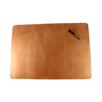Sous-main de haute qualité fabriqué sur mesure en cuir de buffle véritable et en daim naturel sublimation avec logo