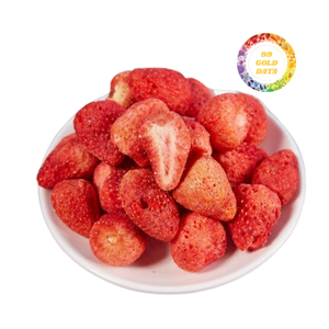 Fraise déshydratée avec couleur stable, graines visibles et bords coupés propres-Disponible en épaisseur de coupe personnalisée - Product Image 1