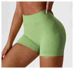 Shorts Deportivos de Mujer, Color Sólido, 100% Algodón, Transpirables, de Secado Rápido, Modernos y Sencillos, Cintura Elástica, para Yoga y Ejercicio - Product Image 5