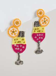 Accessoires artisanaux qui font une déclaration de mode audacieuse Boucles d'oreilles brodées Design personnalisé par MD artisanat - Product Image 4