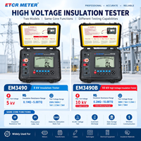 Testeur de résistance d'isolement, mégohmmètre haute tension, IR PI DAR, voltmètre AC/DC