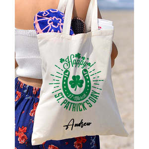 Bolso Tote para Mujer del Día de San Patricio, Bolso Tote con Diseño de Herradura - Product Image 4