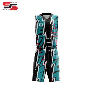 Maillots et shorts de basket-ball à séchage rapide OEM personnalisés pour adultes, vêtements de sport respirants, taille plus, pour hommes et femmes, style XS - Product Image 6