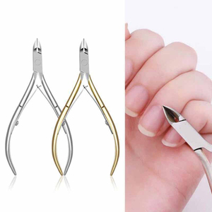 Cortador de cutículas de acero inoxidable curvo de alta calidad de 6,5mm, herramienta para manicura, cortaúñas para el cuidado directo de las uñas - Product Image 4