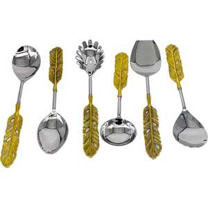 Couverts en métal acier inoxydable couverts en plaqué or pour mariage dans toutes les tailles pour l'exportation - Product Image 2