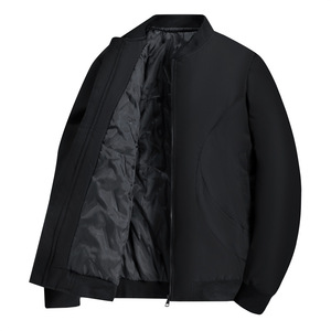 Veste matelassée décontractée pour jeunes hommes, taille plus, style baseball, moto, broderie personnalisée avec logo OEM, prix d'usine Chine Bangladesh, 2026 - Product Image 3