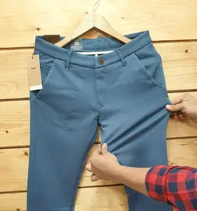 Celana jeans jogger keringat pria wanita, celana jeans kasual pria wanita dan anak-anak, pakaian jalan Wambli Makmo