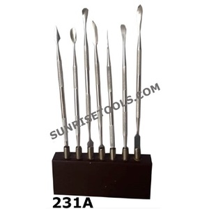 Herramienta de tallador de cera (juego de 7 uds) en soporte de madera para herramientas de fabricación de joyas herramienta de joyería de alta calidad más baja prise al por mayor caliente - Product Image 2