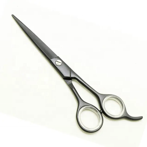 Tijeras de corte de pelo de Color negro Tijeras de pelo 5,5 "Herramientas de corte de pelo duraderas con bordes Tijeras de peluquero hechas a mano - Product Image 5