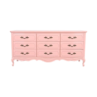 Commode/armoire à tiroirs de grande taille au design traditionnel français fait à la main pour chambre à coucher salon hôtel villa excellent rangement