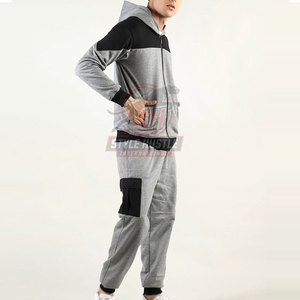 Chándal de algodón a prueba de viento, último diseño, con logo personalizado, tallas grandes, para hombre, en venta. - Product Image 2