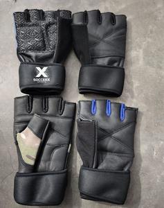 Gants de musculation en cuir respirant unisexes de qualité supérieure, vente en gros, design personnalisé disponible, sangle de poignet réglable, haute qualité, tendance - Product Image 3